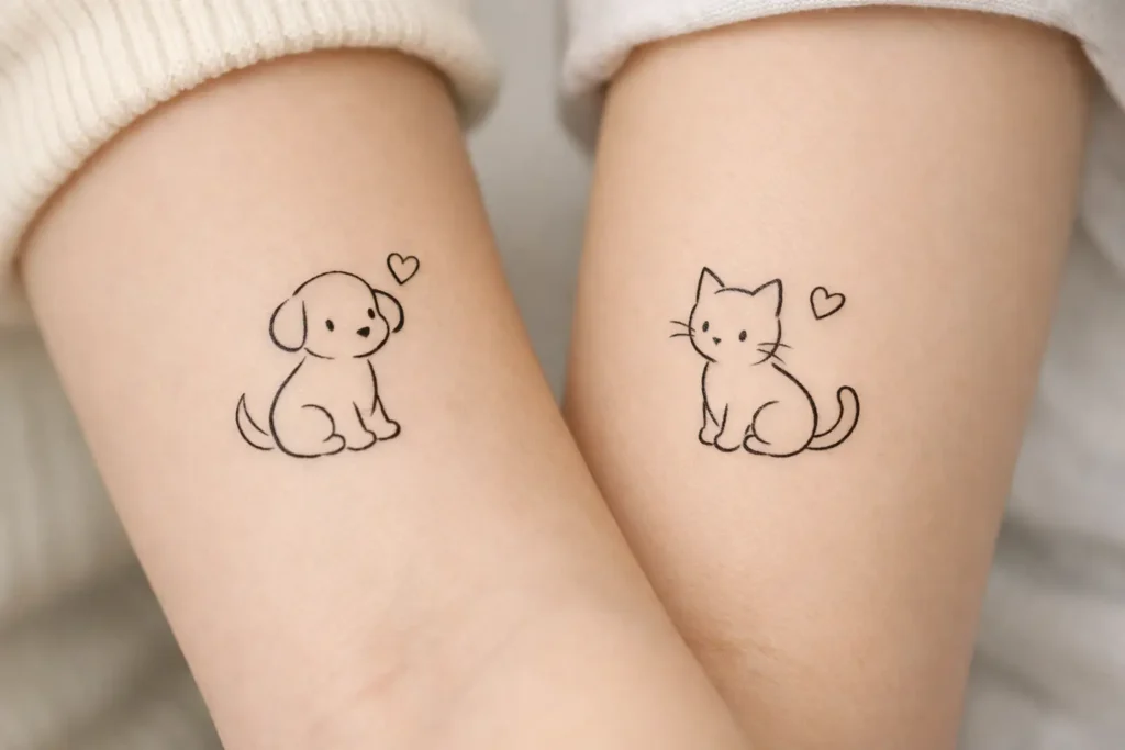 Matching Animal Tattoo