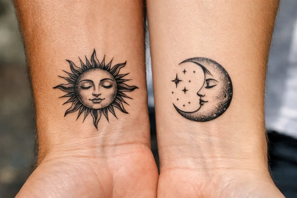 Matching Wrist Tattoos
