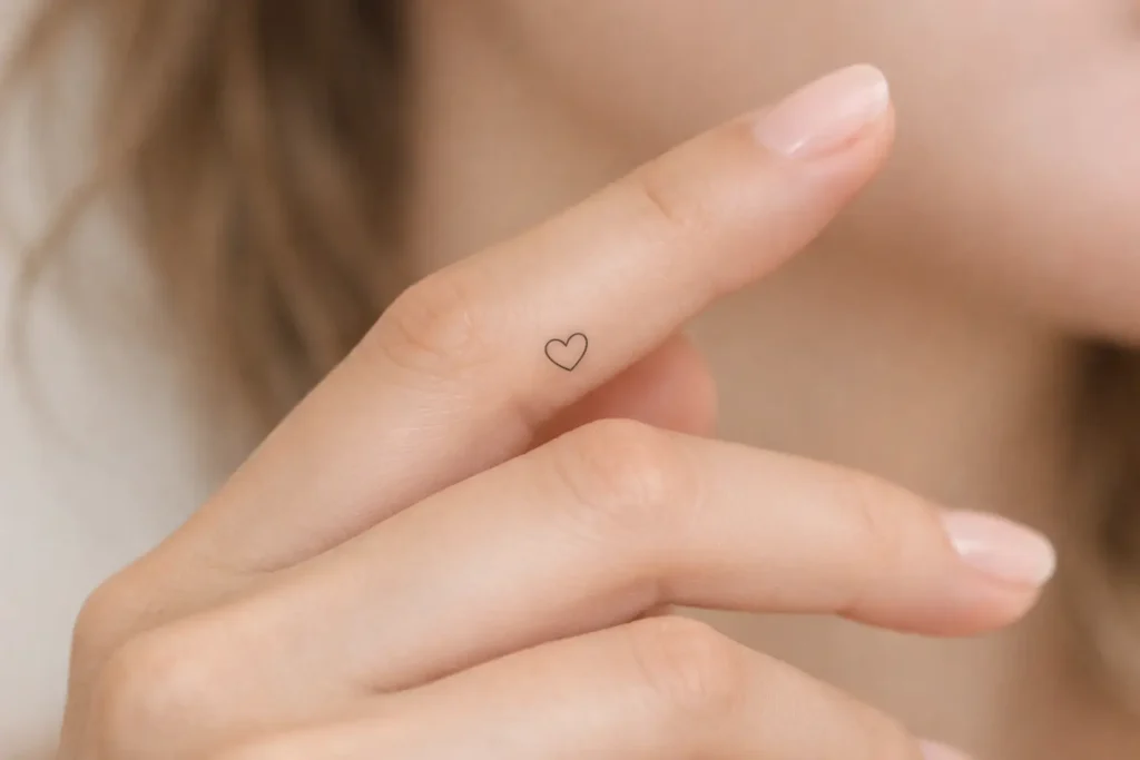 Minimalist Heart Tattoo