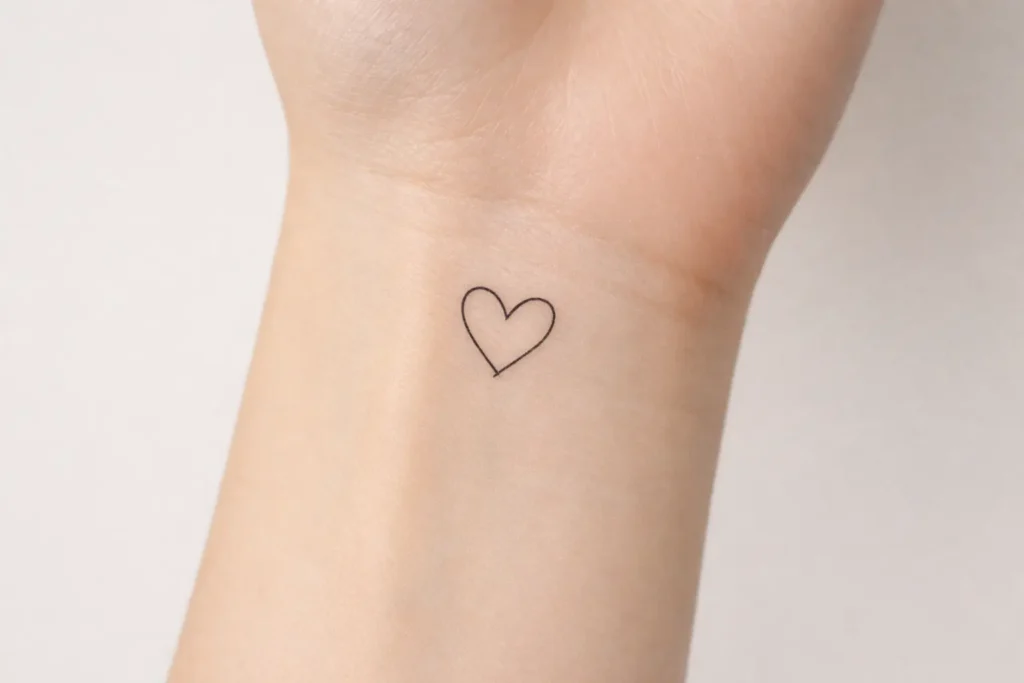 Minimalist Heart Tattoos