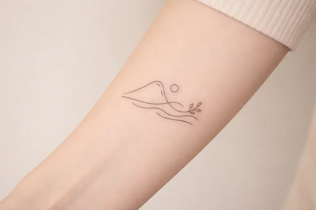 Minimalist Line Tattoo