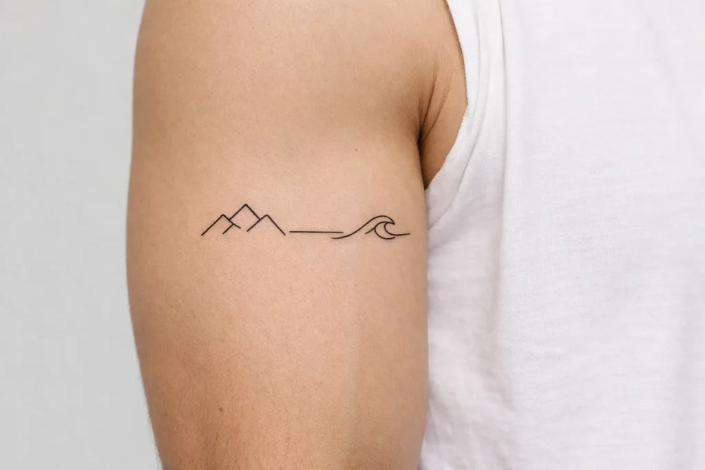 Minimalist Line Tattoo