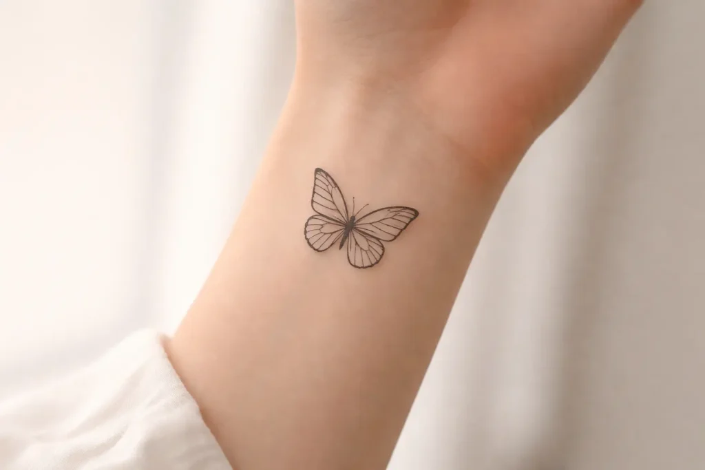 Minimalist Single Butterfly Tattoo Ideas