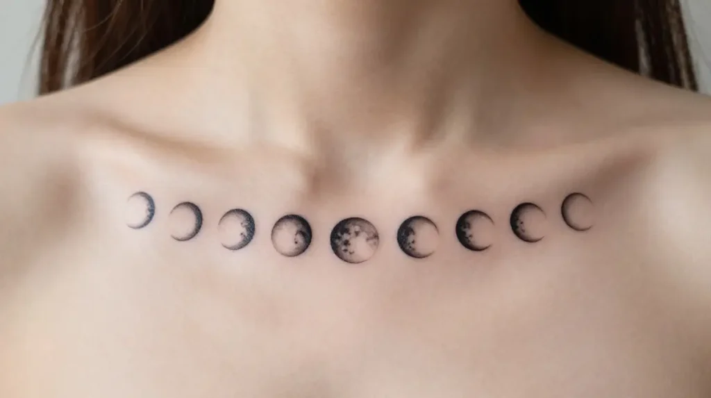 Moon Phase Tattoo