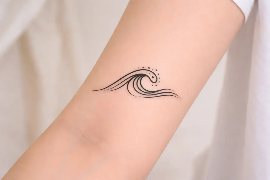 Ocean Wave Tattoo Designs