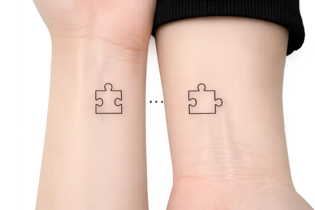 Puzzle Piece Tattoo