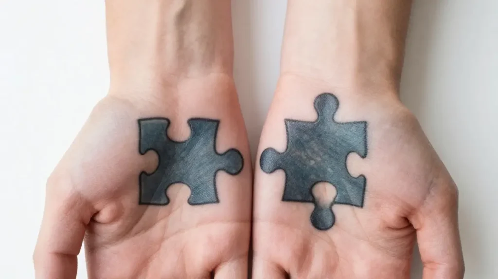 Puzzle Piece Tattoo