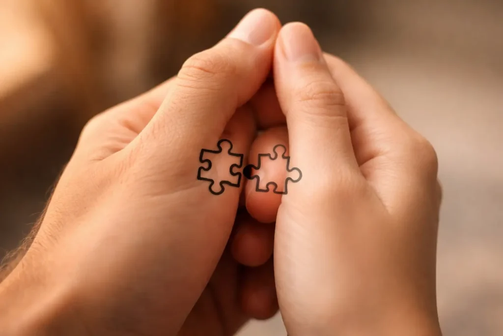 Puzzle Piece Tattoos