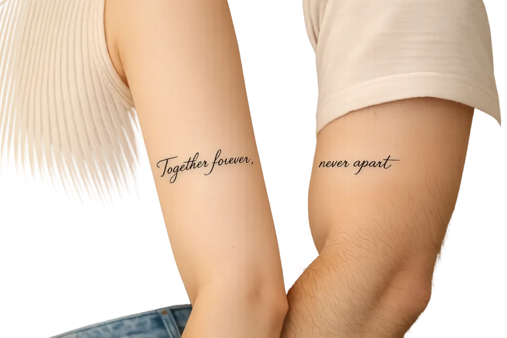 Quote Split Tattoos