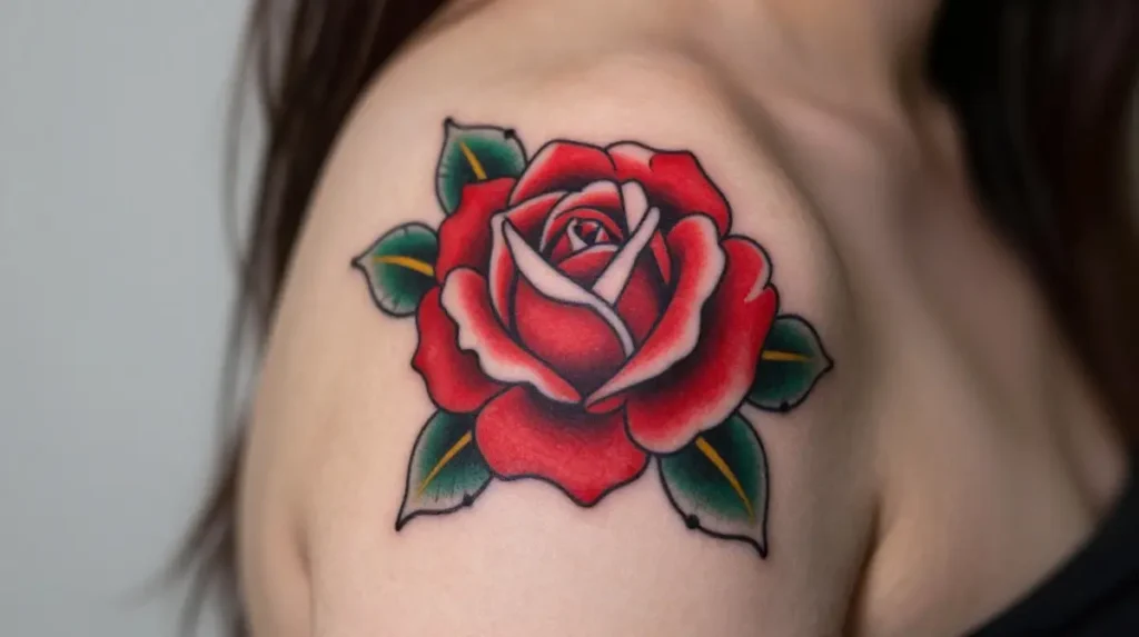 Red Rose Tattoo Designs