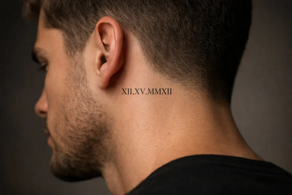 Roman Numeral Tattoo