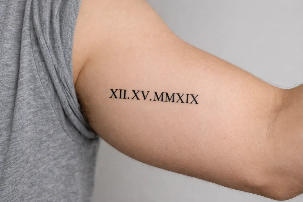 Roman Numeral Tattoo