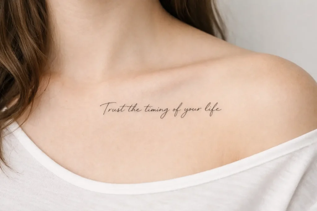 Script Quote Tattoo