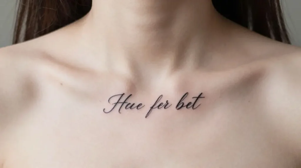 Script Word Tattoo