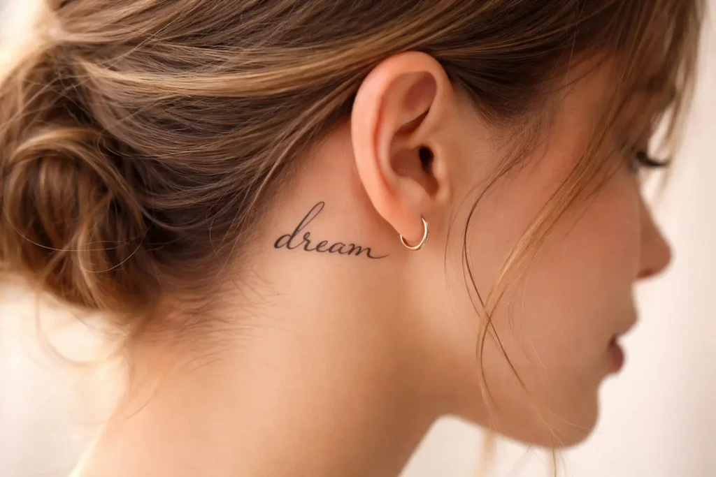 Script Word Tattoo Ideas