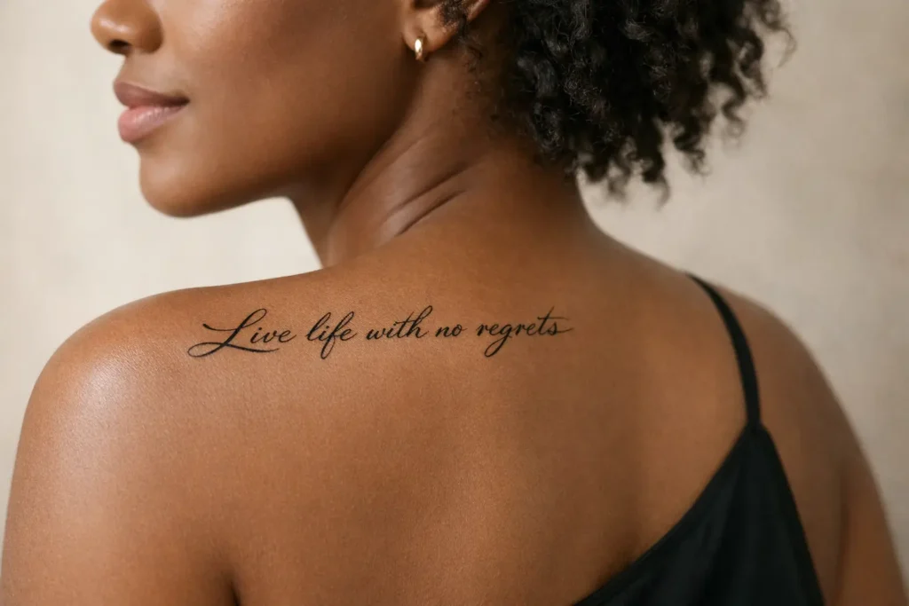 Script or Quote Tattoo
