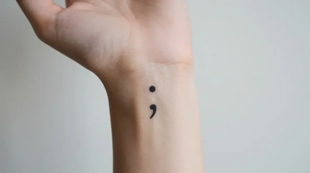 Semicolon Tattoo