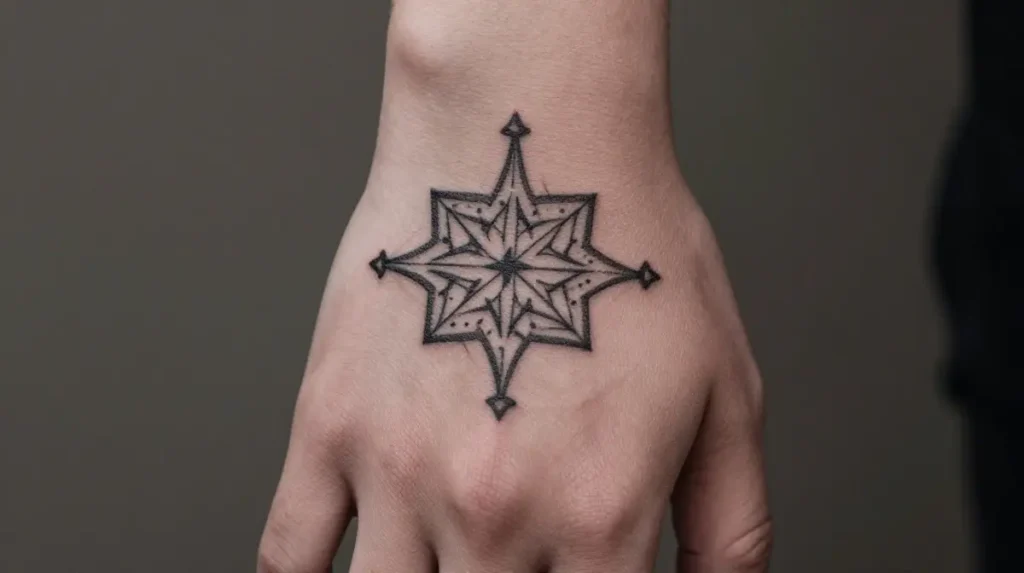 Sigil Tattoo on the Back of the Hand