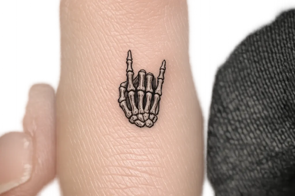 Skeleton Hand Tattoo