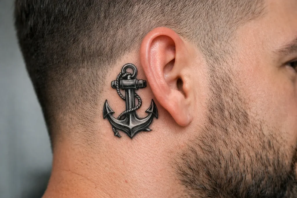 Small Anchor Tattoo