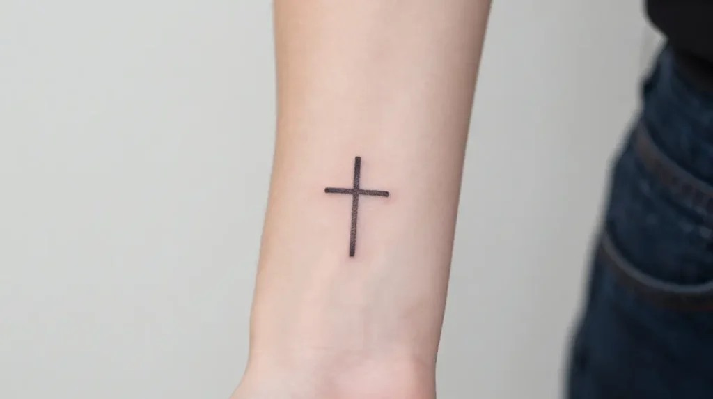 Small Cross Tattoo