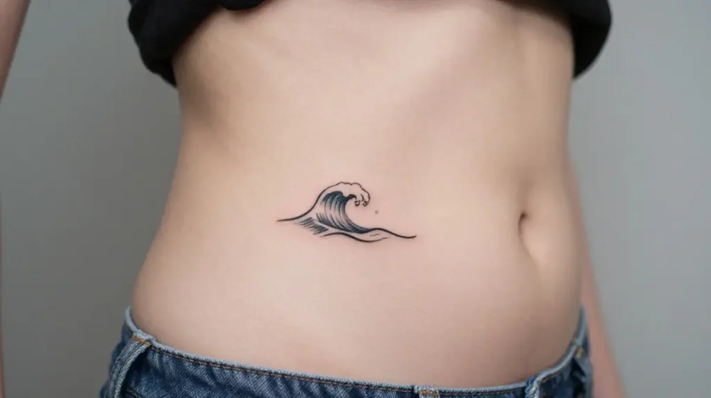 Small Wave Tattoo