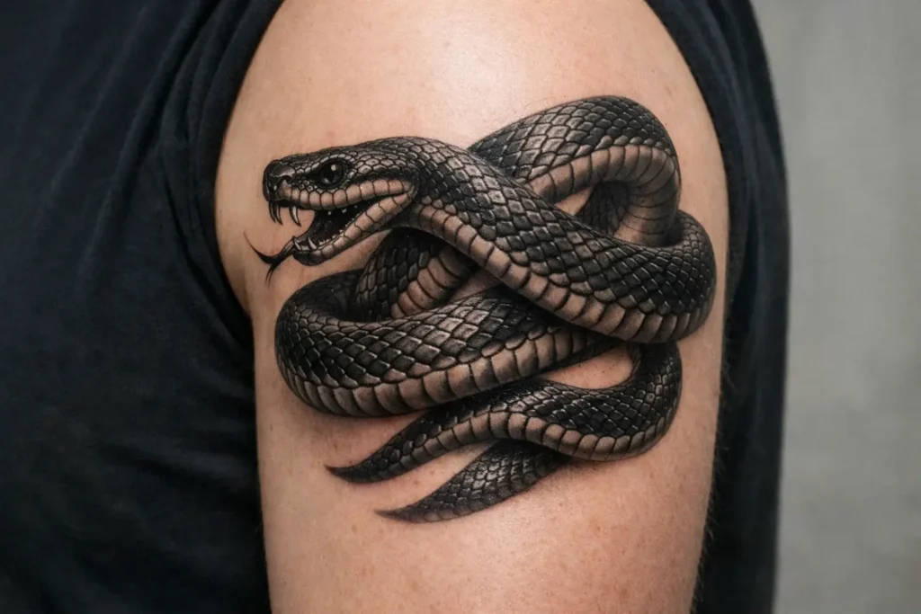 Snake Wrap Tattoo