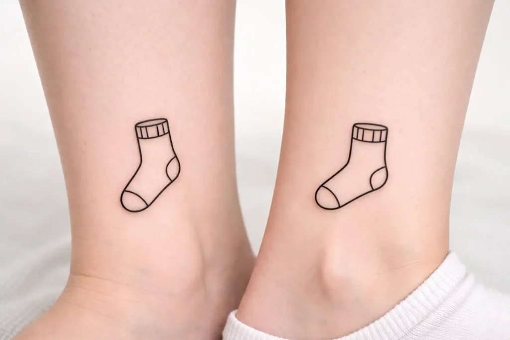 Sock Pair Tattoo