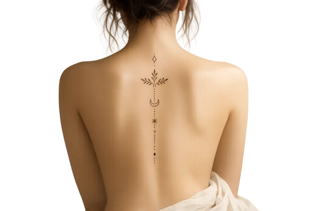 Spine Tattoo Placement