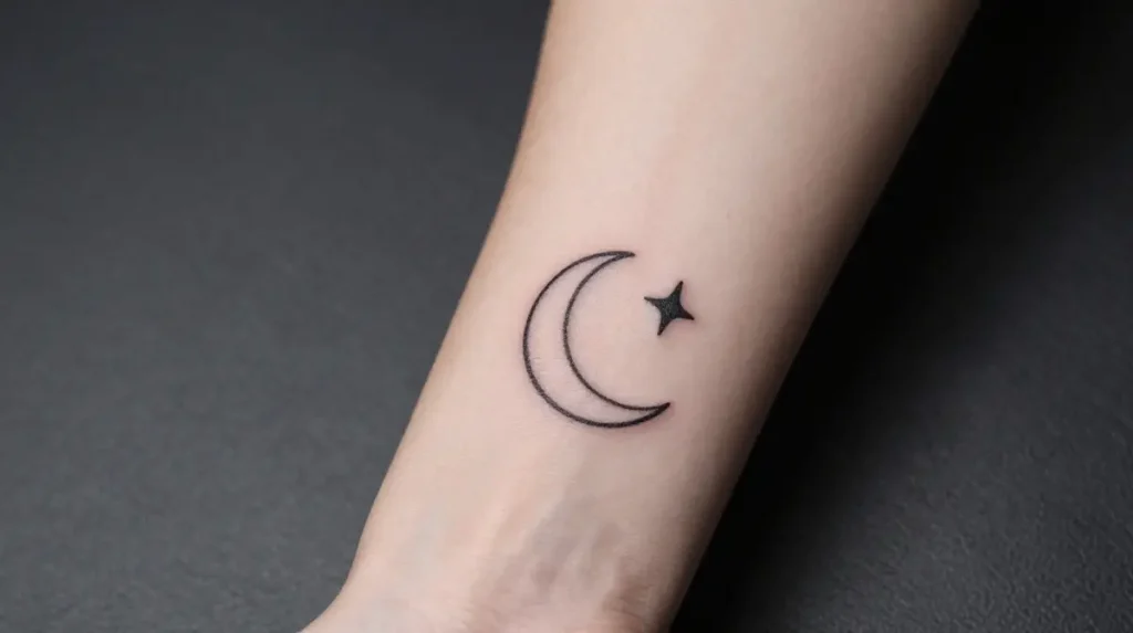 Star and Moon Finger Designs