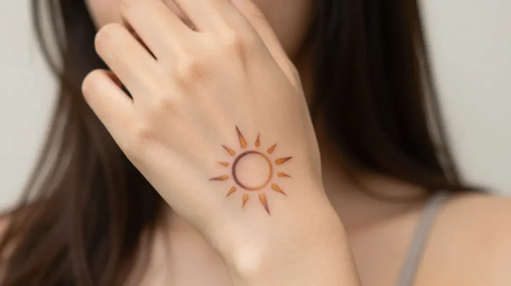 Sun Tattoo