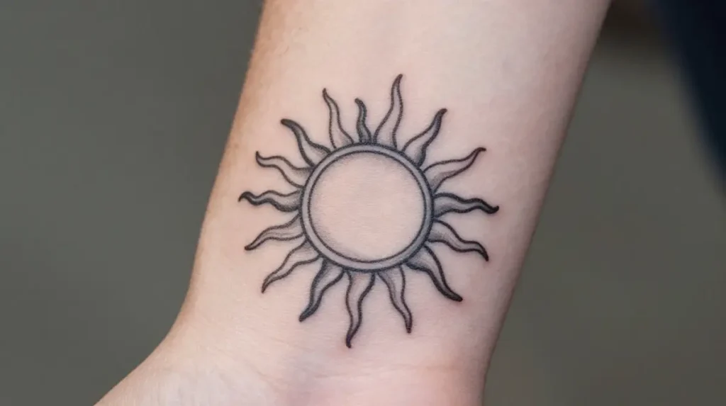 Sun Tattoo