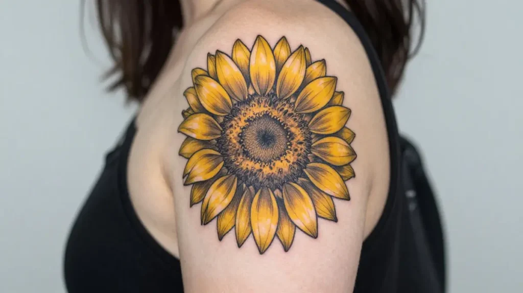 Sunflower Tattoo