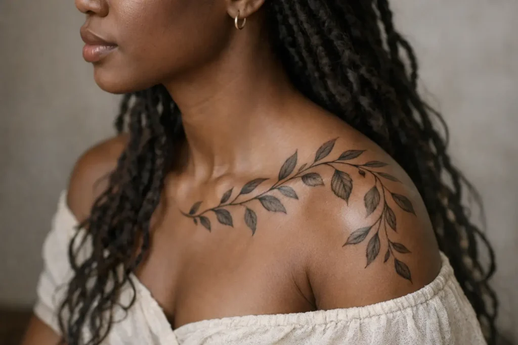 Vine or Leaf Tattoo