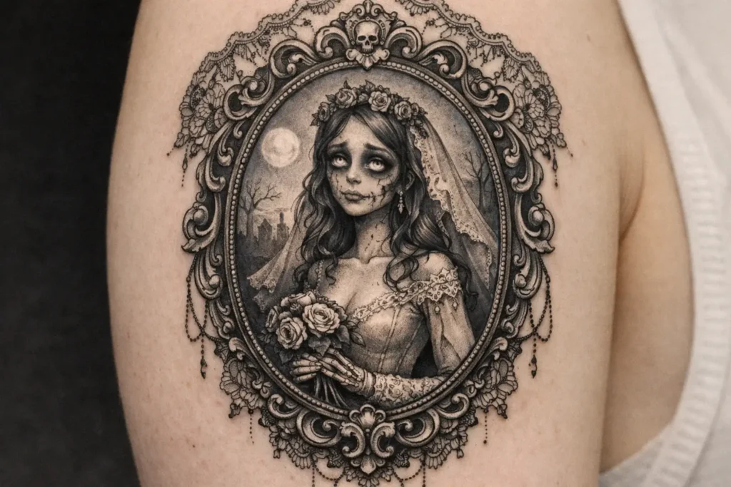 Vintage Victorian Style Tattoo