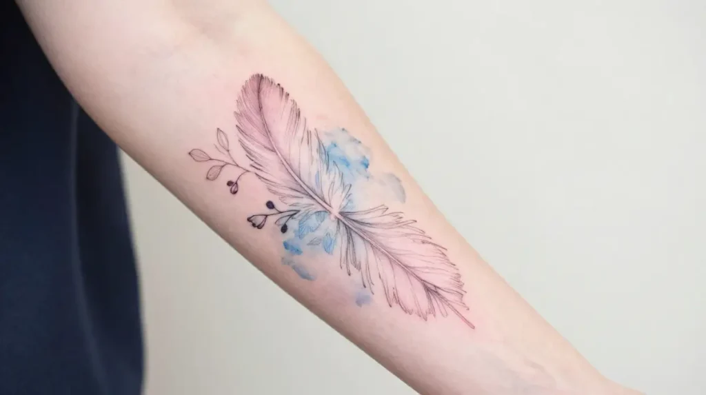 Watercolor Boho Tattoos for Artistic Expression