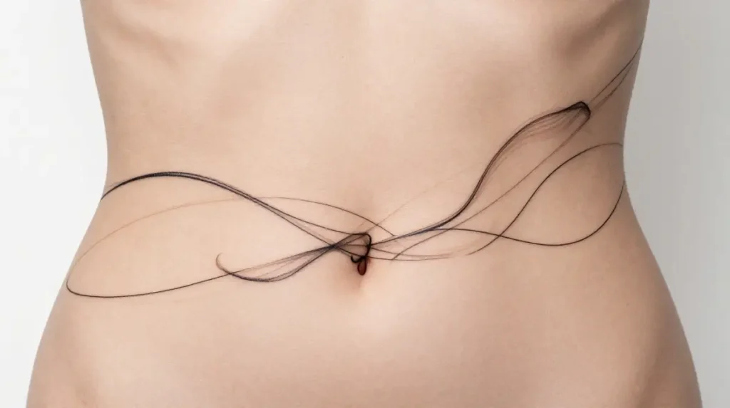 Abstract Flowing Lines