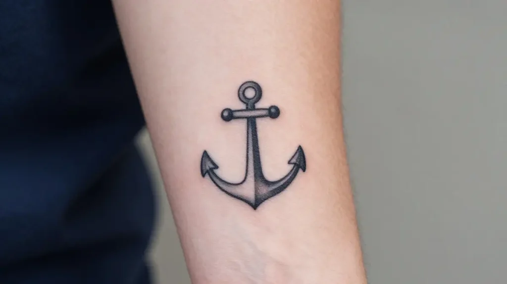 Anchor Tattoo Small