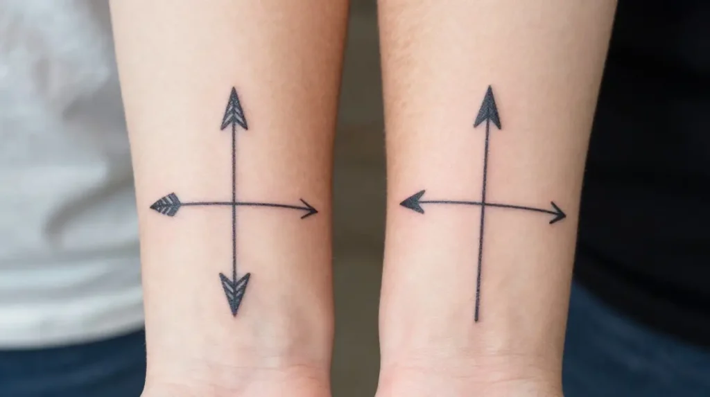 Arrow Couples Tattoo