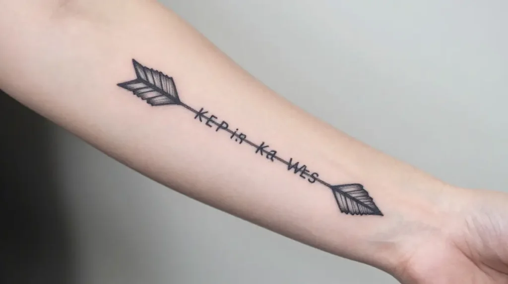 Arrow Grandchildren Tattoo