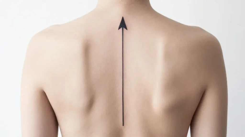 Arrow Spine Tattoo