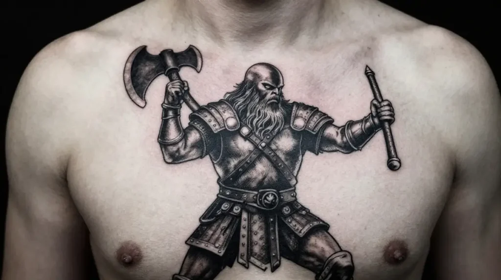 Berserker Warrior Tattoo