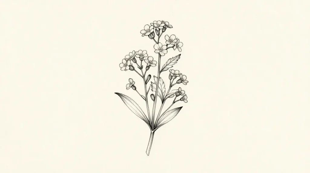 Birth Flower Tattoo