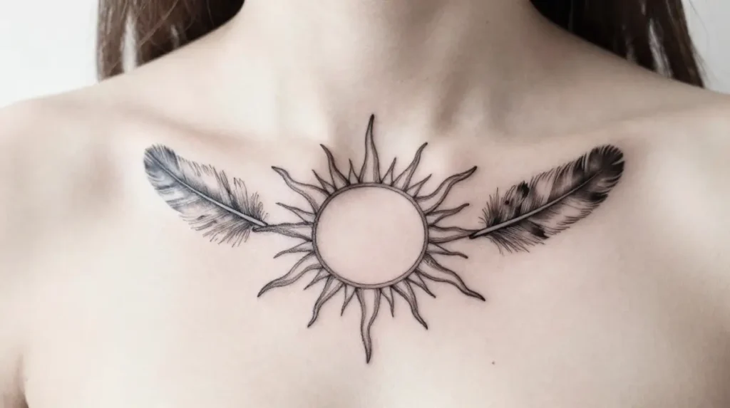 Boho Sun Tattoo