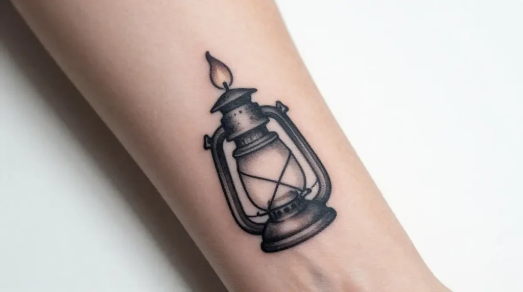 Candle and Lantern Tattoo