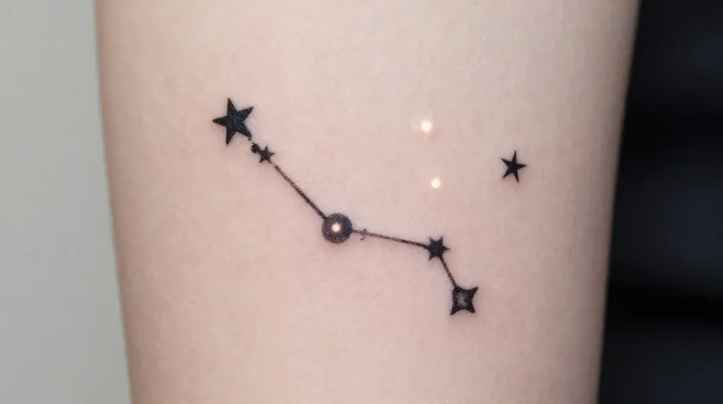 Celestial or Starry Sky Tattoo
