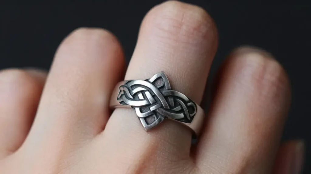 Celtic Knotwork Wedding Band Tattoo
