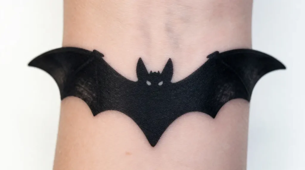 Classic Bat Silhouette Tattoo