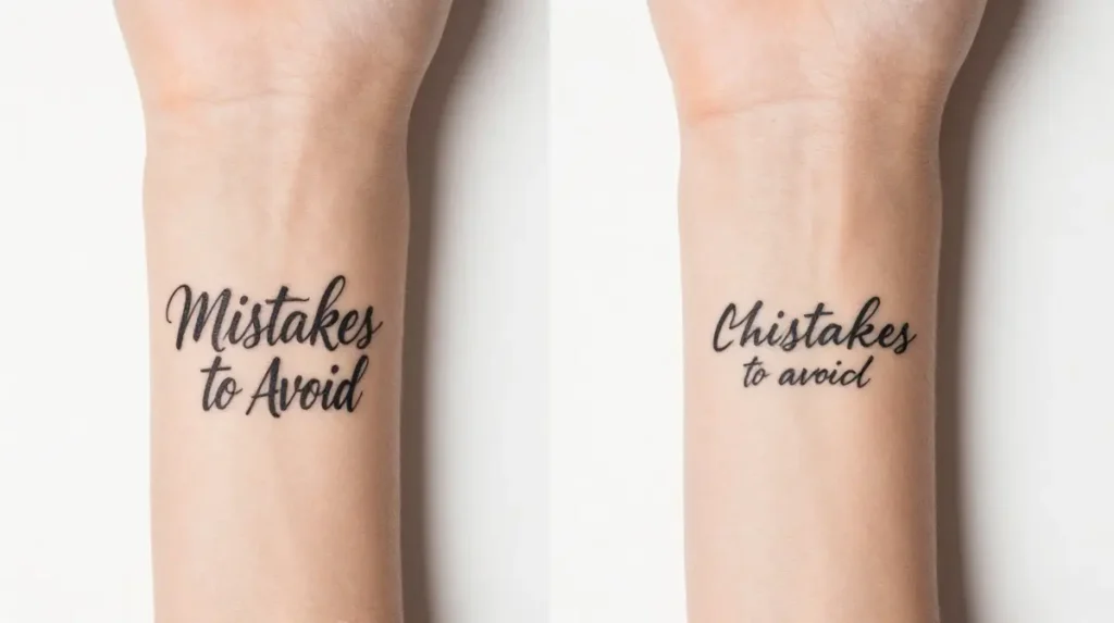 Common Mistakes to Avoid with Quote Tattoos for Women
