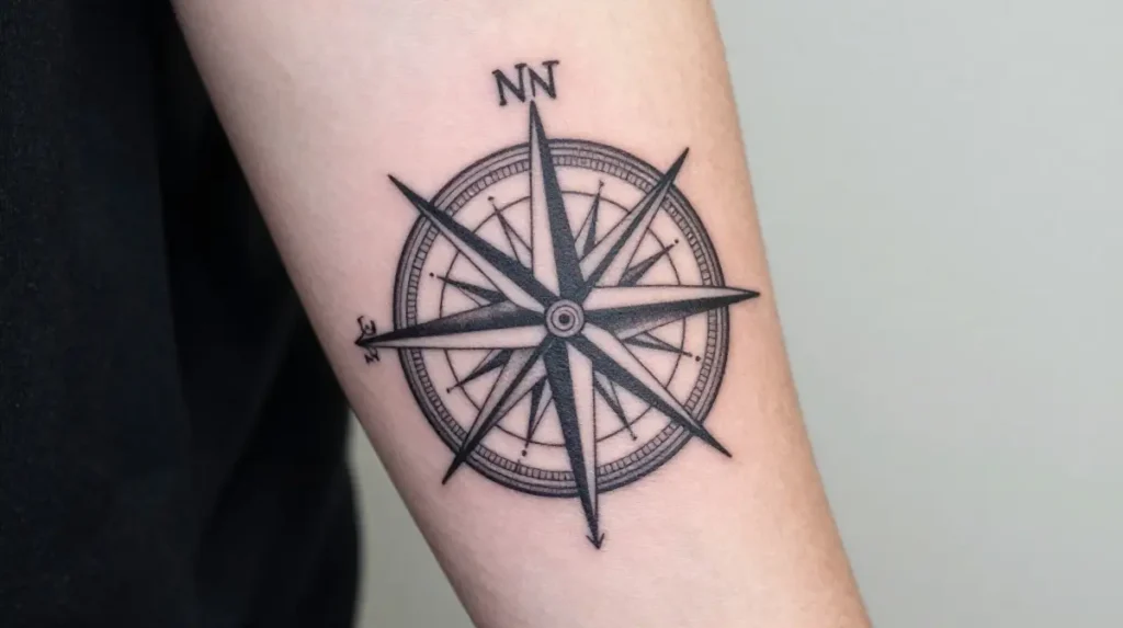 Compass Tattoo